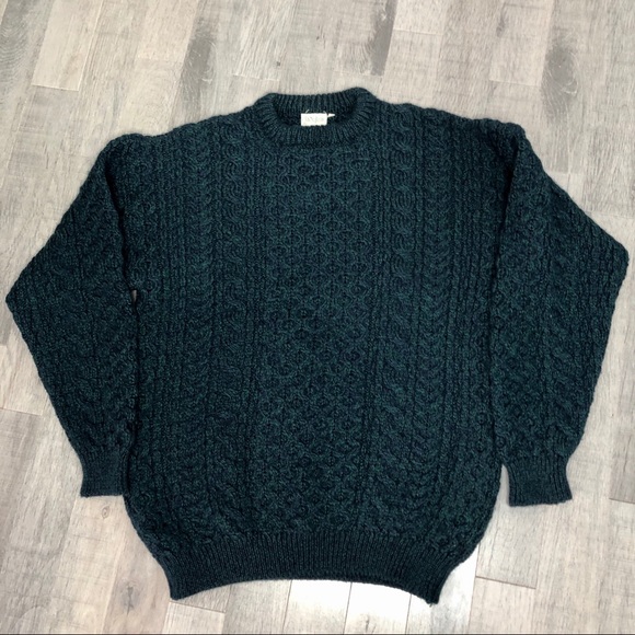 Vintage Other - Claudyknit Irish Fisherman Heavy Cable Knit XXL